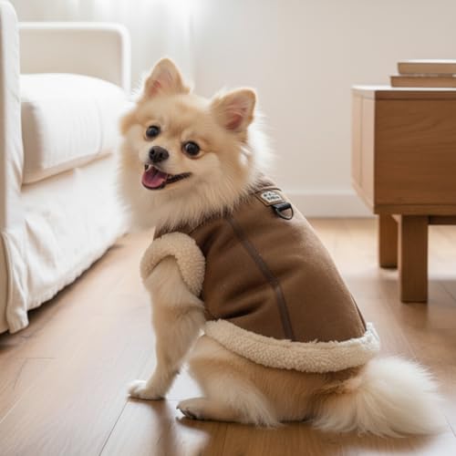 LUVMOJO sherpa fleece interior traps warmth for cold walks