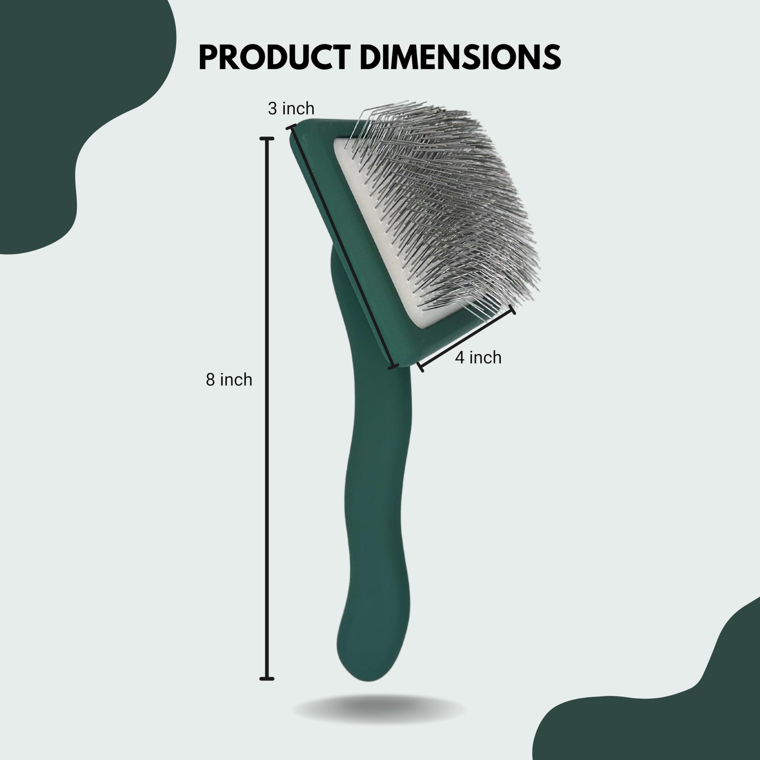 LUXFUR Premium dog slicker brush gentle on sensitive skin for doodle breeds.