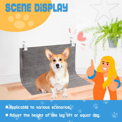 Luxify dog pee pad holder wall-mount demonstrates quick, clean installation on smooth surfaces.