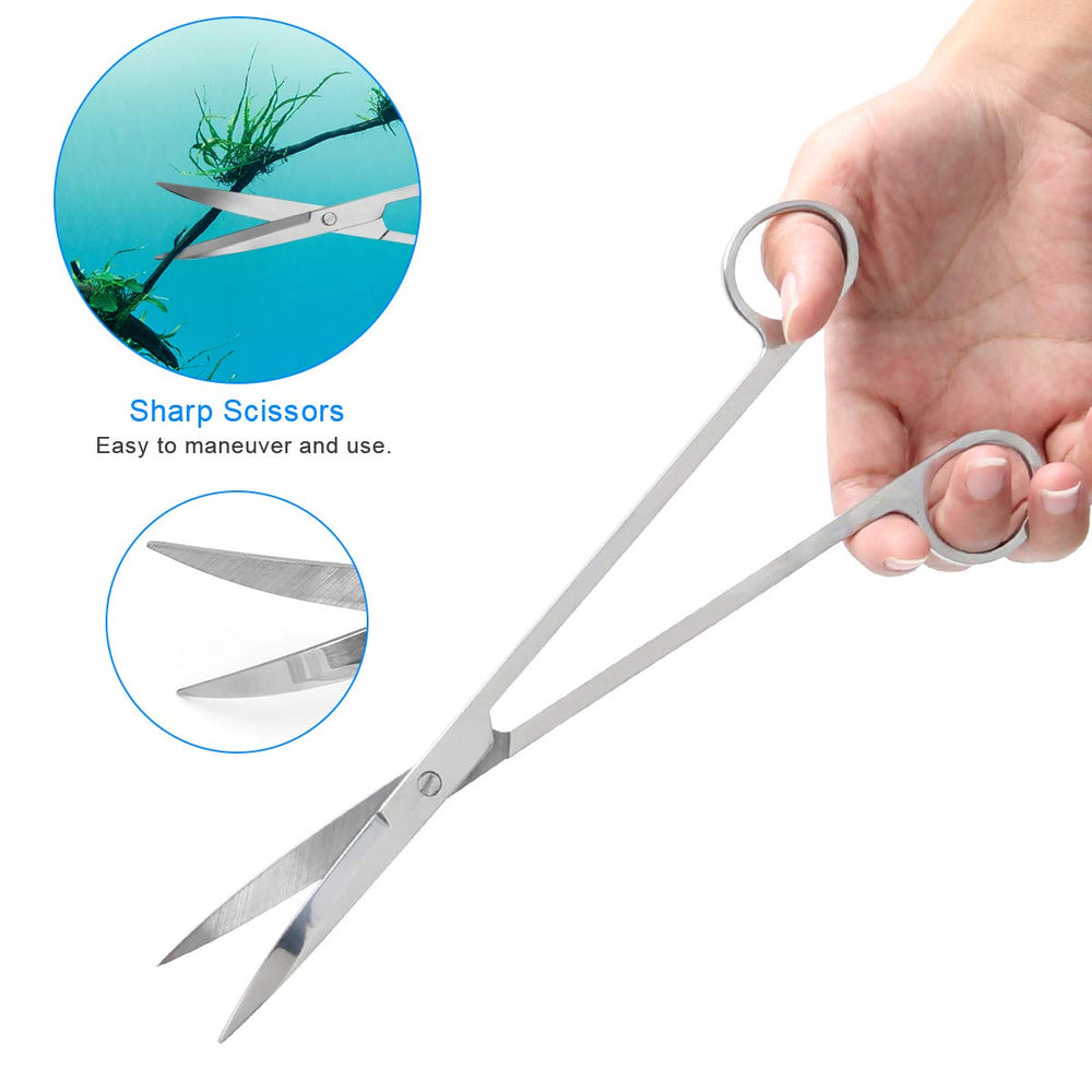 Luxiv aquascape tools kit fishing net closeup for debris removal.