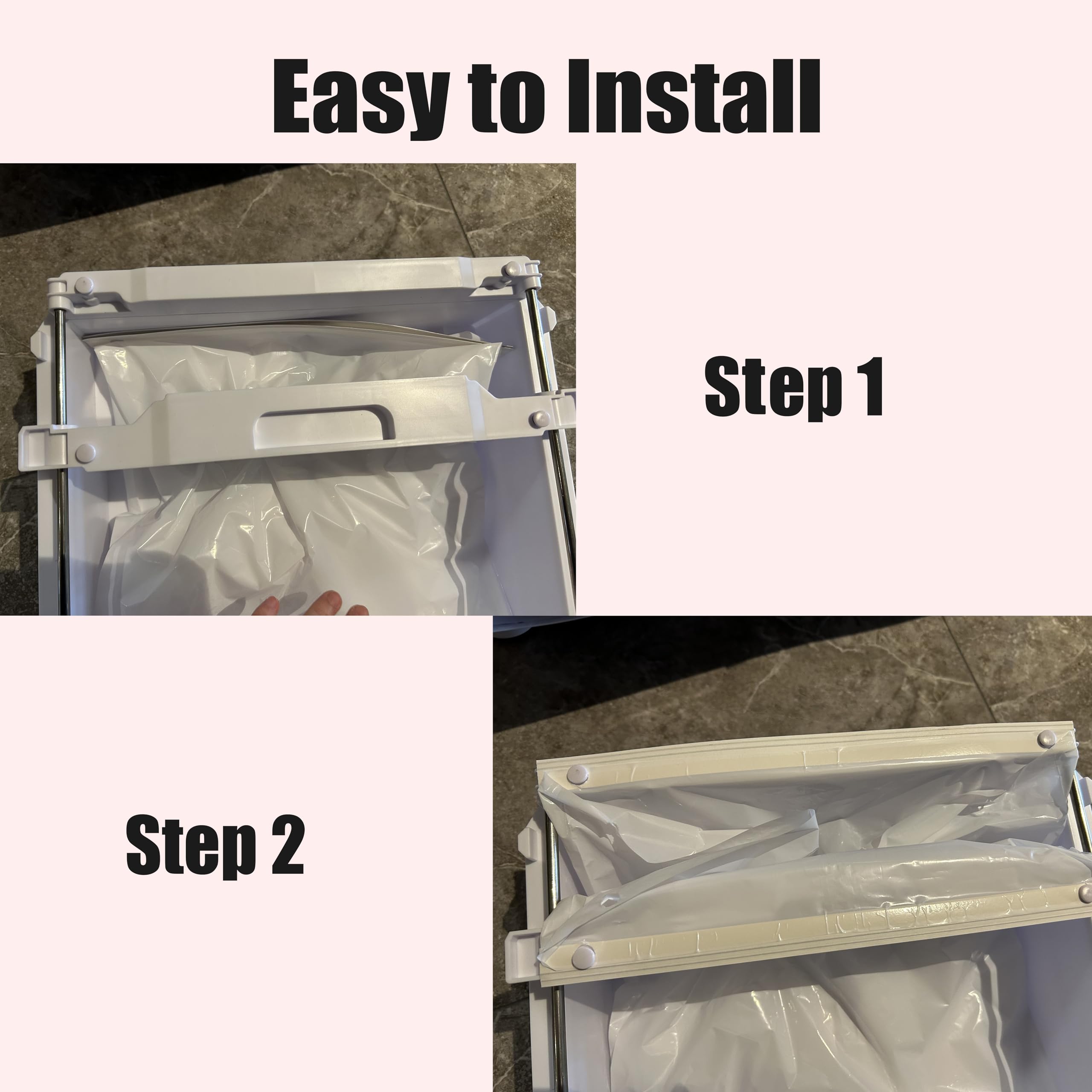 Luxrise liners pre-punched design ensures secure placement during use.