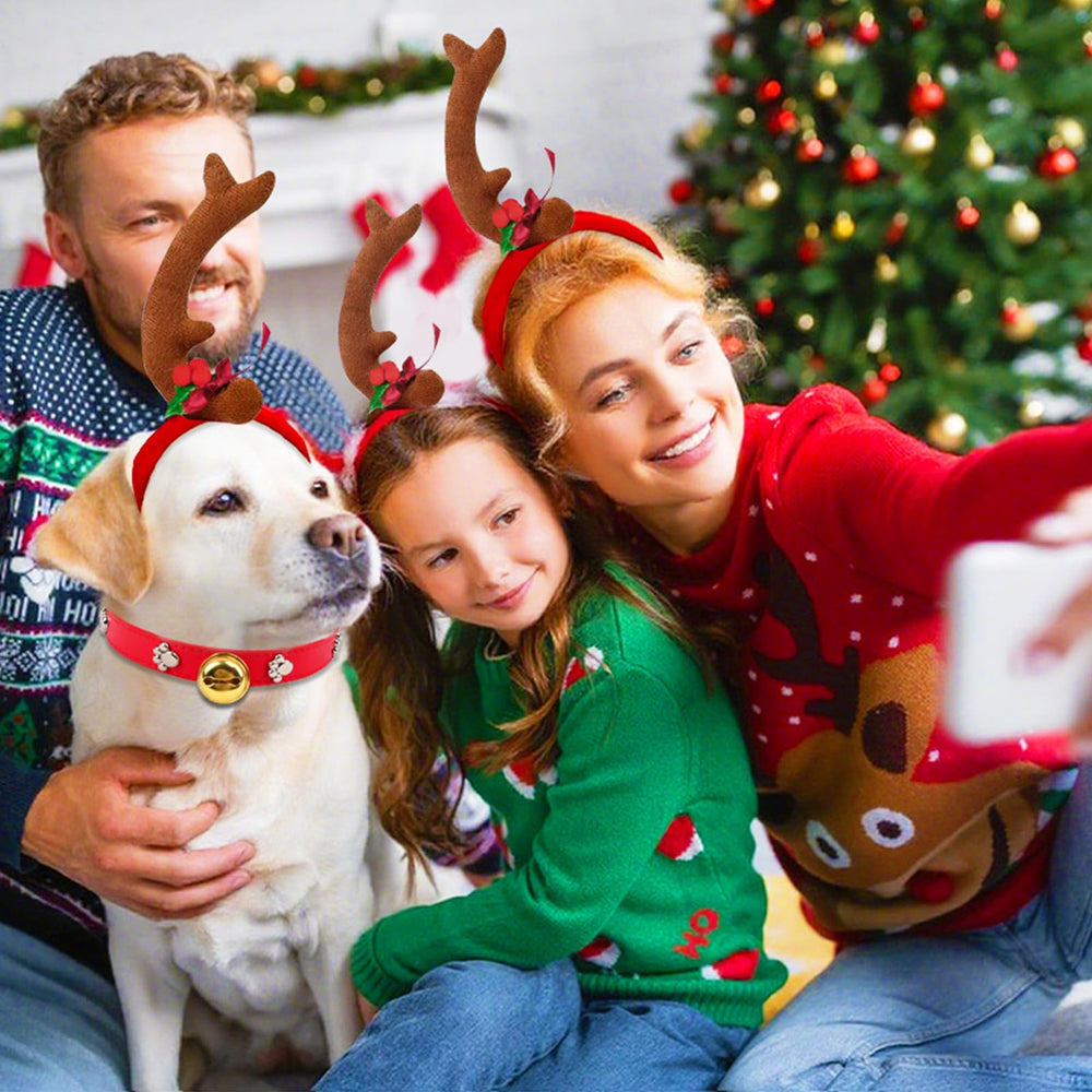 Luzcexs christmas-dog-costume-photo-prop ideal for holiday shoots and social sharing.