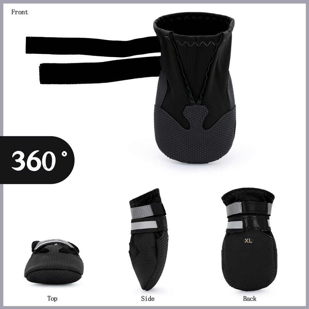 LUZGAT four-pack booties ready for full paw protection indoors and outdoors