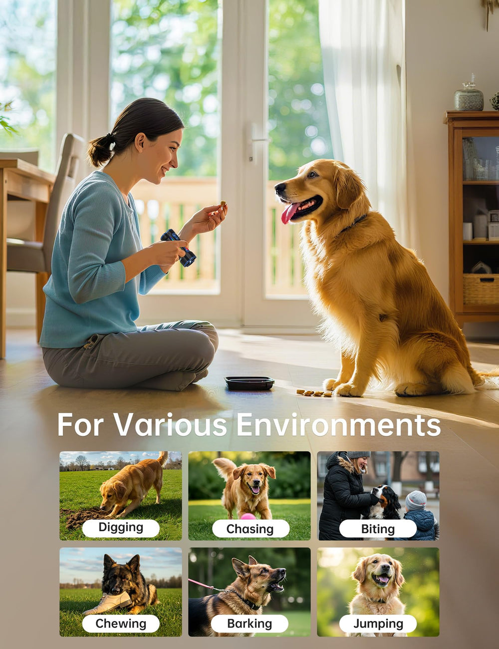 LVPRN 3X Pro 50ft range illustration demonstrates outdoor effectiveness and reach