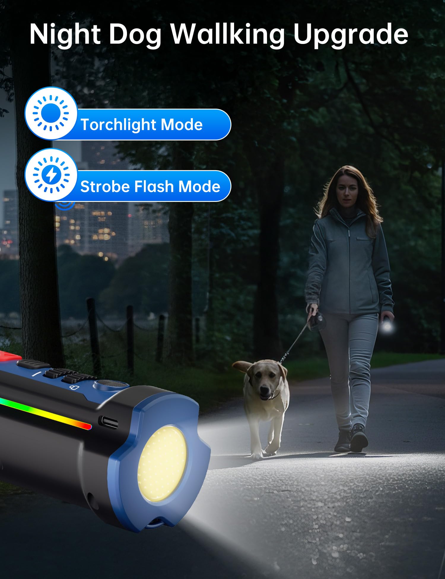 LVPRN 3X Pro ultrasonic emitter assembly highlights triple-action deterrence
