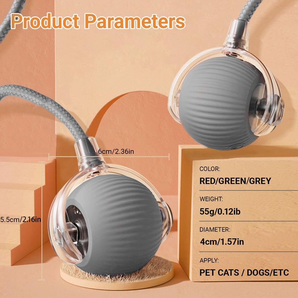 LVTEJPI Interactive Ball obstacle-sensors ensure safe roam around furniture.