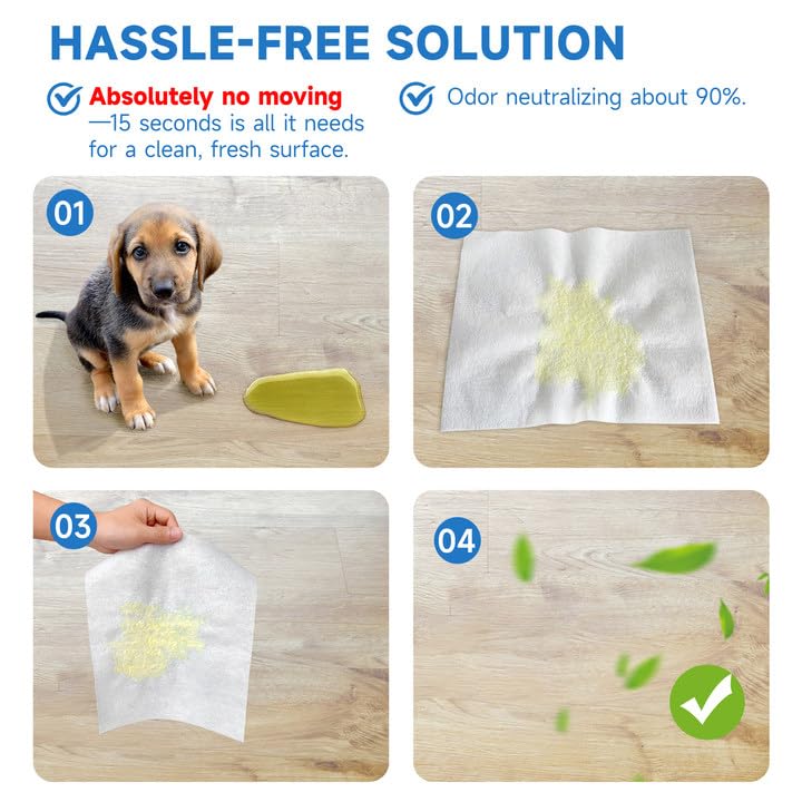 L&W BROS Easy Clean odor control features pet mess odor neutralization.