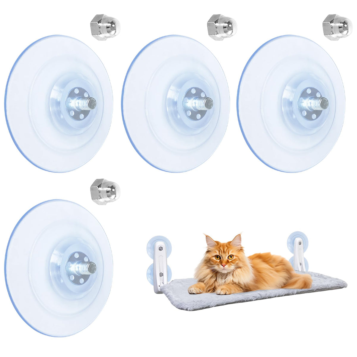 L&W BROS replacement suction cups held in hand for easy upgrade.