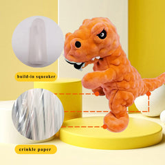 LWBMG dinosaur toy with crinkle paper for extra excitement and exercise.