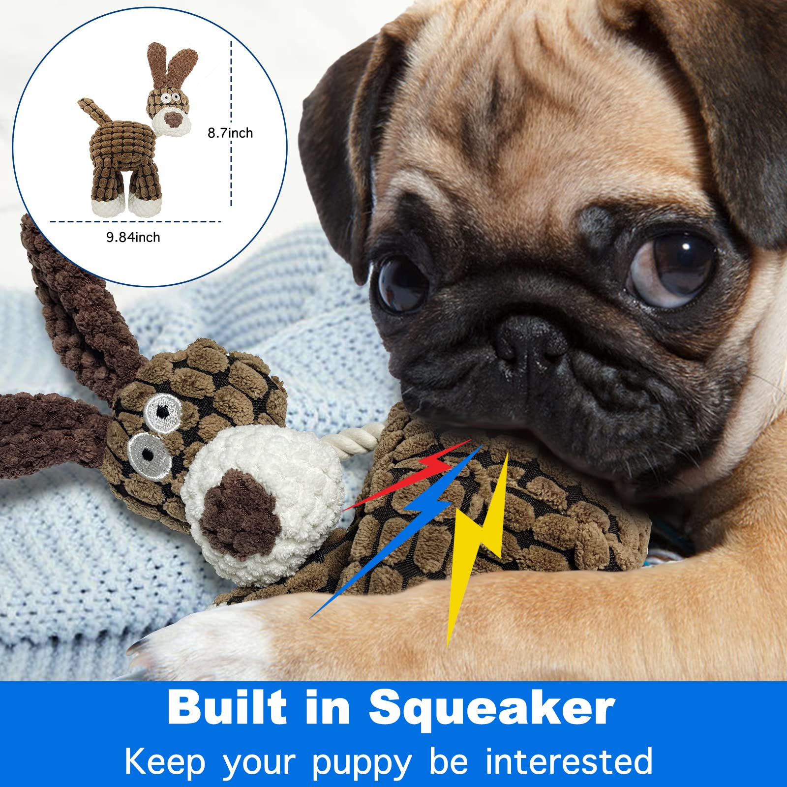 LWBMG dog rope toy pack shot showing complete 5-pack set for versatile play