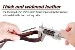 LWBMG leash in use while walking on the street—comfortable grip and steady control.