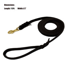 LWBMG strong-tensile-600lbs demonstrates rugged strength for larger dogs outdoor activities