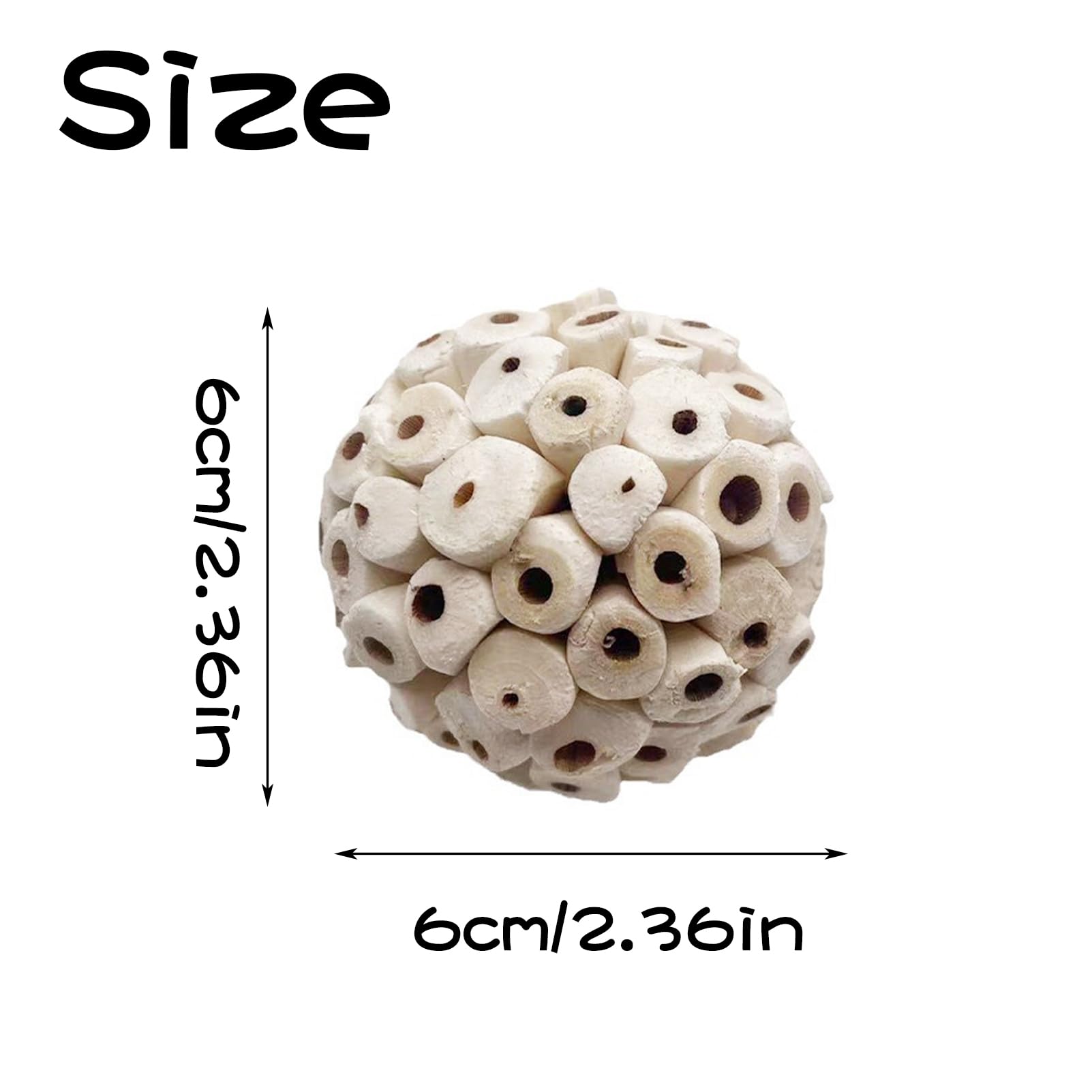 LWINGFLYER sola-ball-toy for birds invites natural chewing and playful exploration.