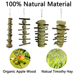 LWINGFLYER apple wood chew promotes safe chewing and entertainment