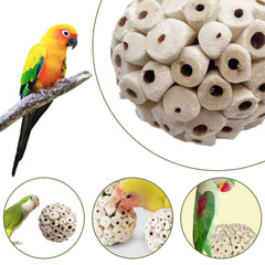LWINGFLYER natural sola-material pet-toy for rabbits and hamsters supports safe gnawing.