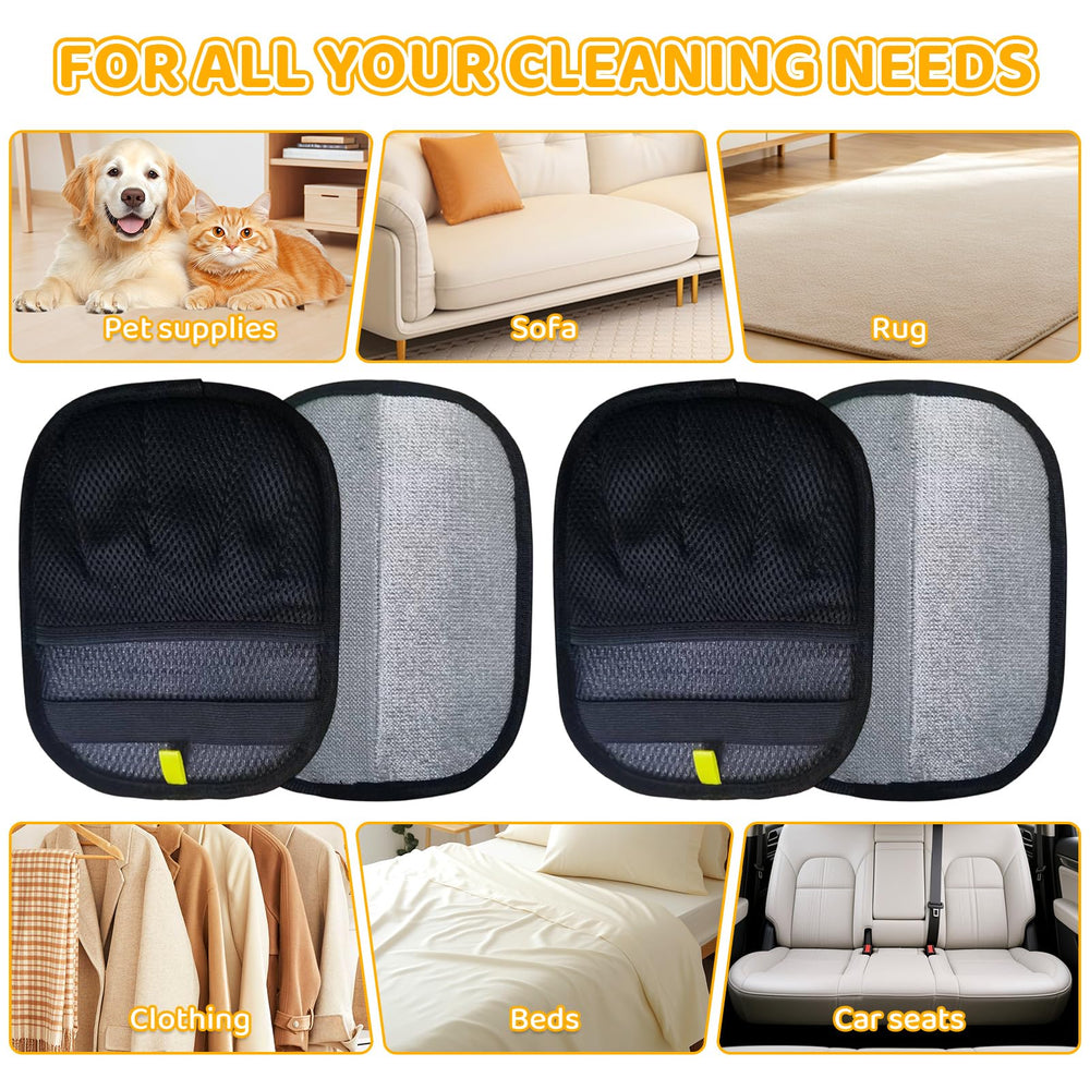 LWMUQUK Pet Hair Glove 2-pack bundle for savings and versatility