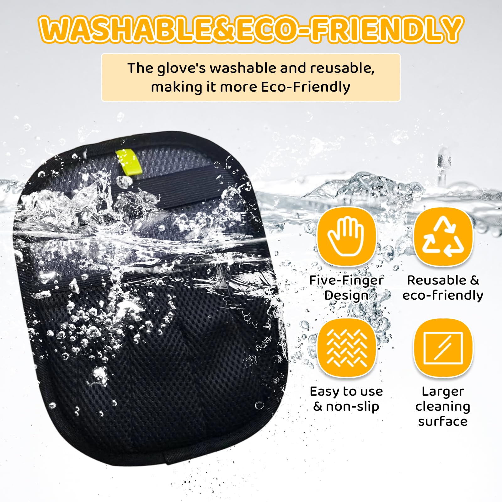 LWMUQUK Pet Hair Glove car seat use for clean interiors