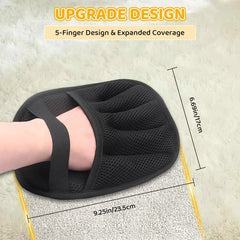 LWMUQUK Pet Hair Glove five-finger design close-up for precise control