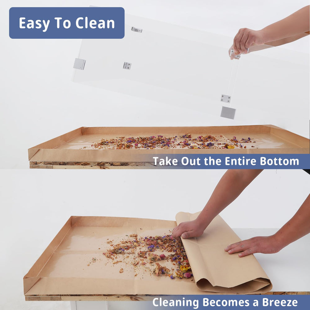 LWYMX disposable cage liner demonstrates multifunctional use for small pets and potty training