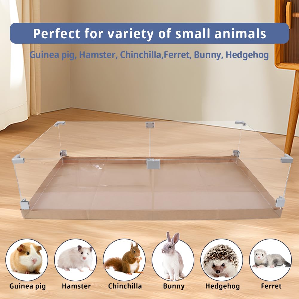 LWYMX guinea pig liner in 48x24 size fits a range of small pets and cages