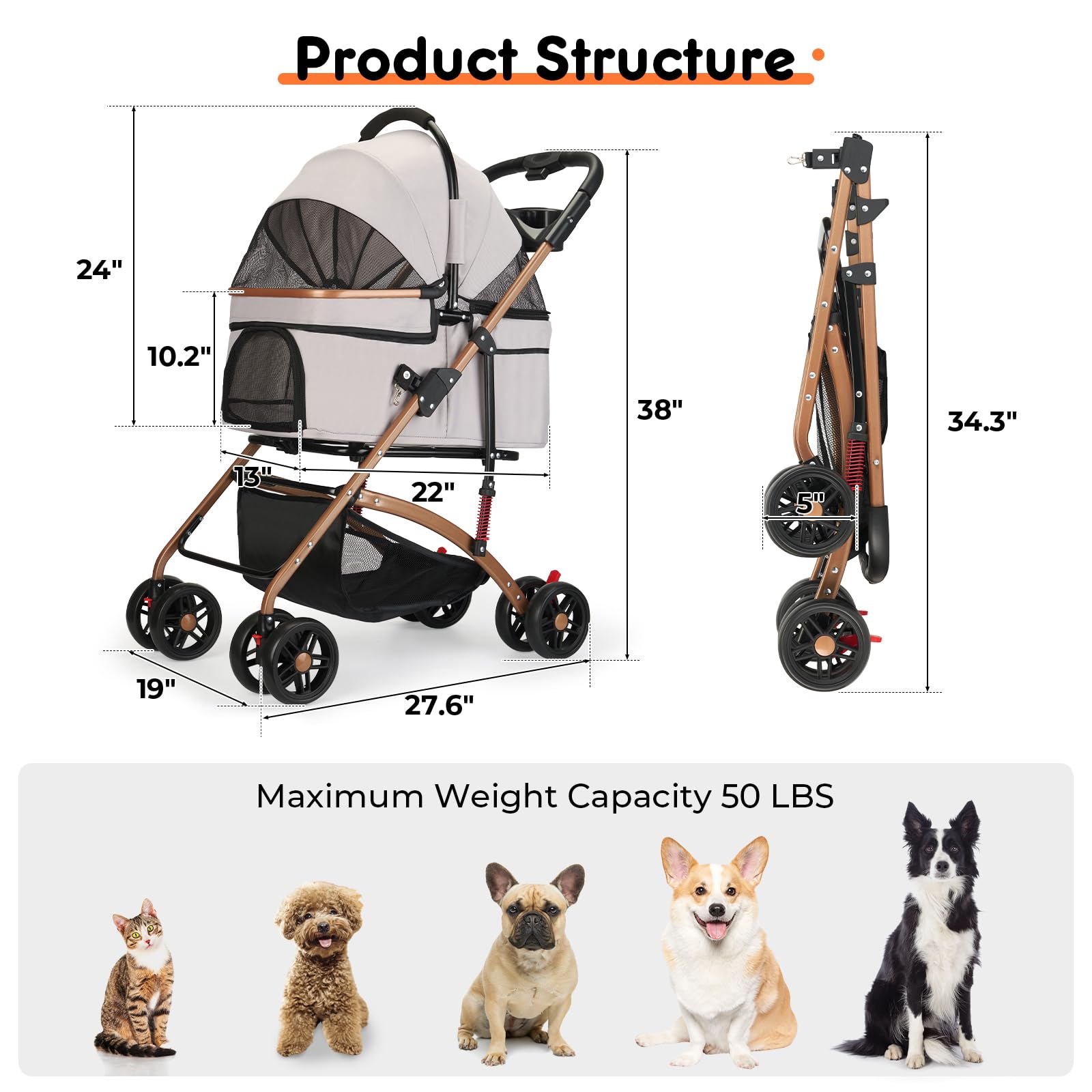 LXEVRA detachable carrier in grey for quick travel and car-seat use.