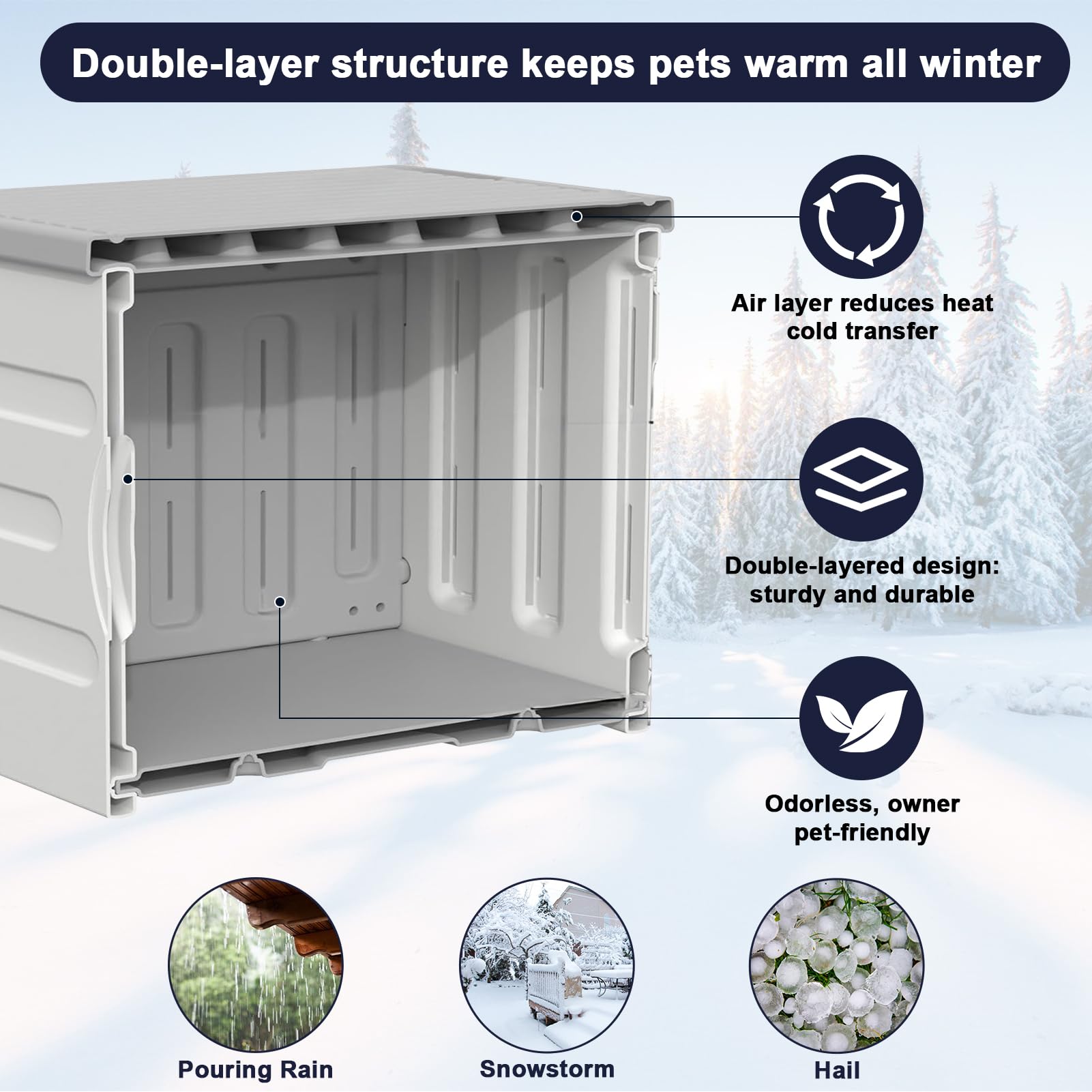 Lxheir Tepoal insulated interior maintains warmth and dryness for cold days