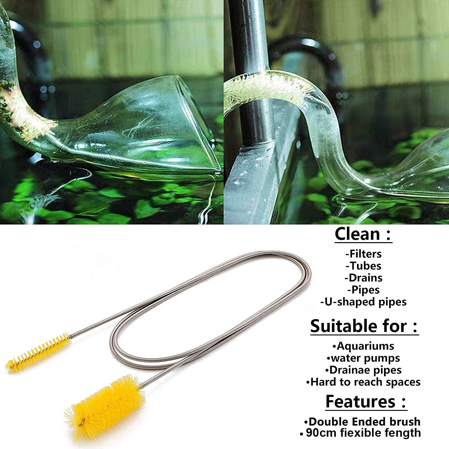 Lxiyu Pipe Cleaning Brush cleans hoses and pipes effectively
