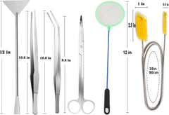 Lxiyu Straight Aquarium Tweezer helps grip substrates securely during planting