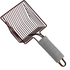 Lxmons cat litter scoop bronze finish with deep shovel for easy waste removal