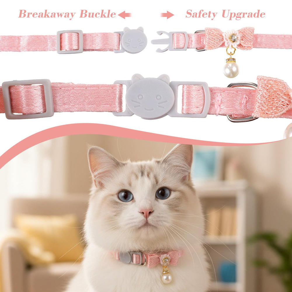 LXUEJIE model wearing pink collar for photo-ready style.