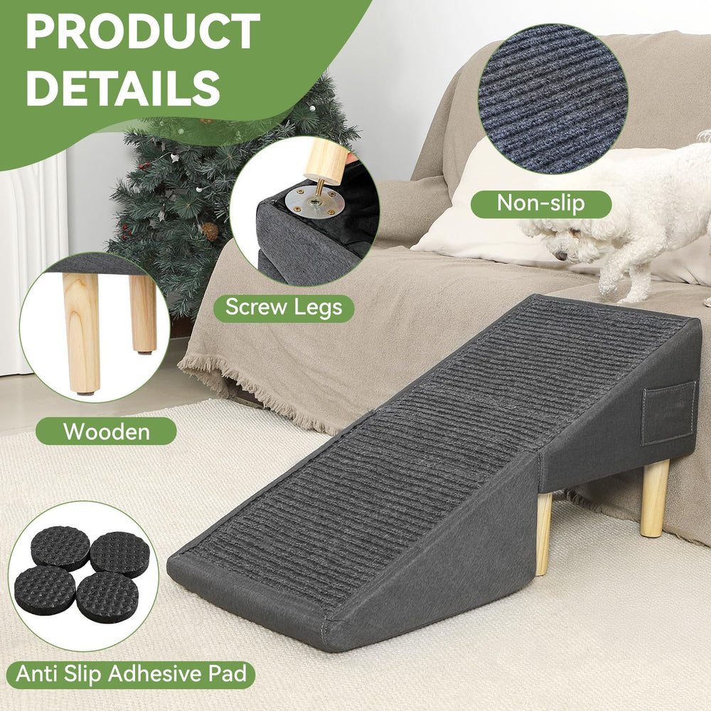 LY YJPDZSW dog ramp non-slip pad image highlights washable surface for easy cleaning.