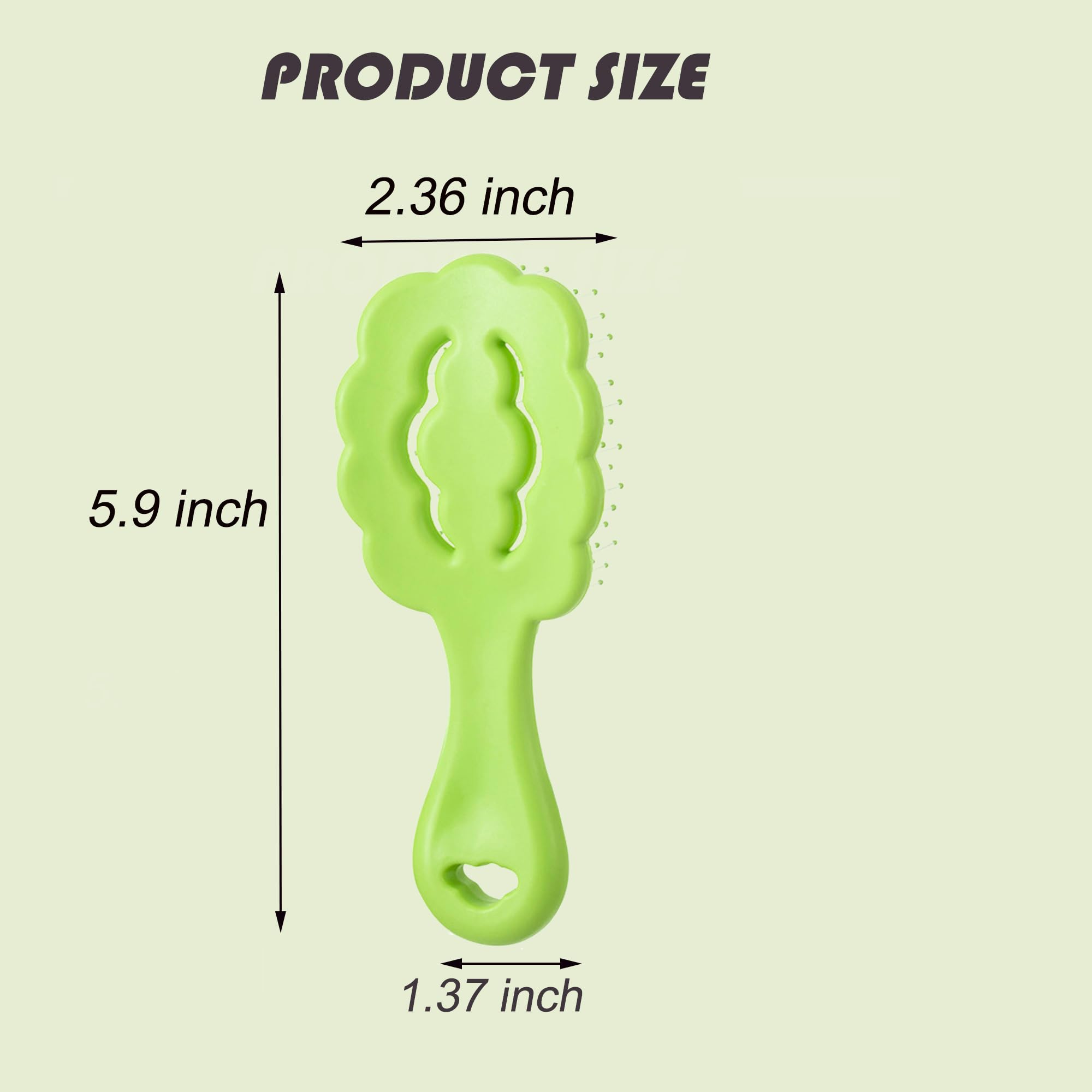 Lyaiwever puppy brush detangling with soft bristles for comfortable shedding control.