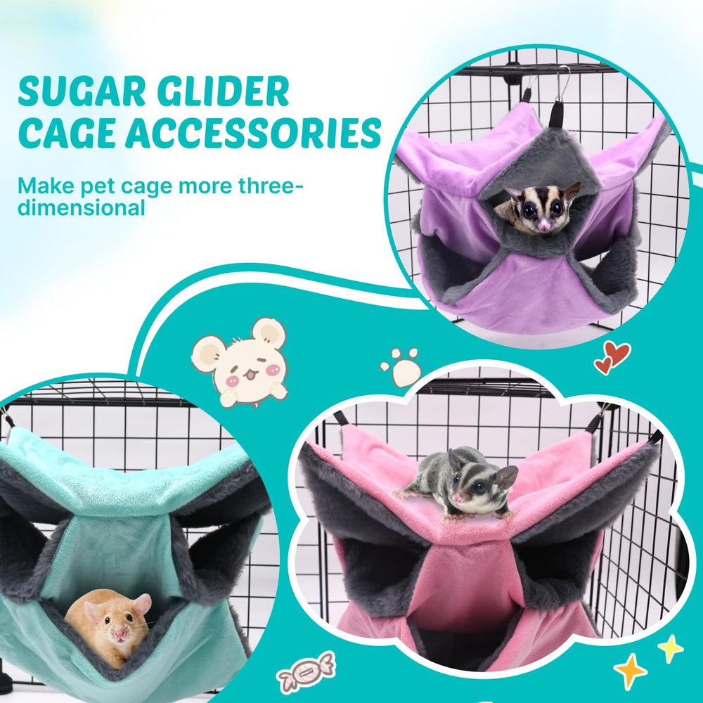 Lyart 3-layer Hammock assembly demonstrates space-saving, three-dimensional cage design.