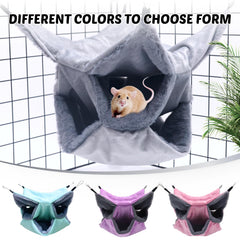 LYART sugar glider pouch hammock bed expands your cage space while inviting exploration.
