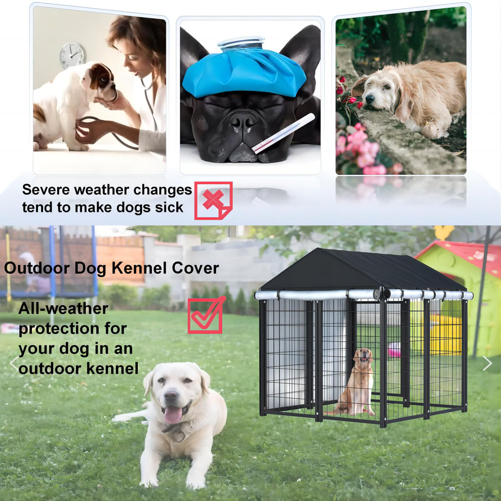 LYBOSH transparent front panel offers visibility while keeping shelter weatherproof.
