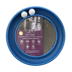 LYCTDD interactive cat ball track blue base boosts engaging play