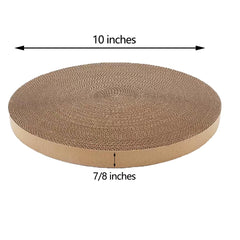 LYCTDD natural recycled cardboard supports healthy paw activity without damaging furniture.