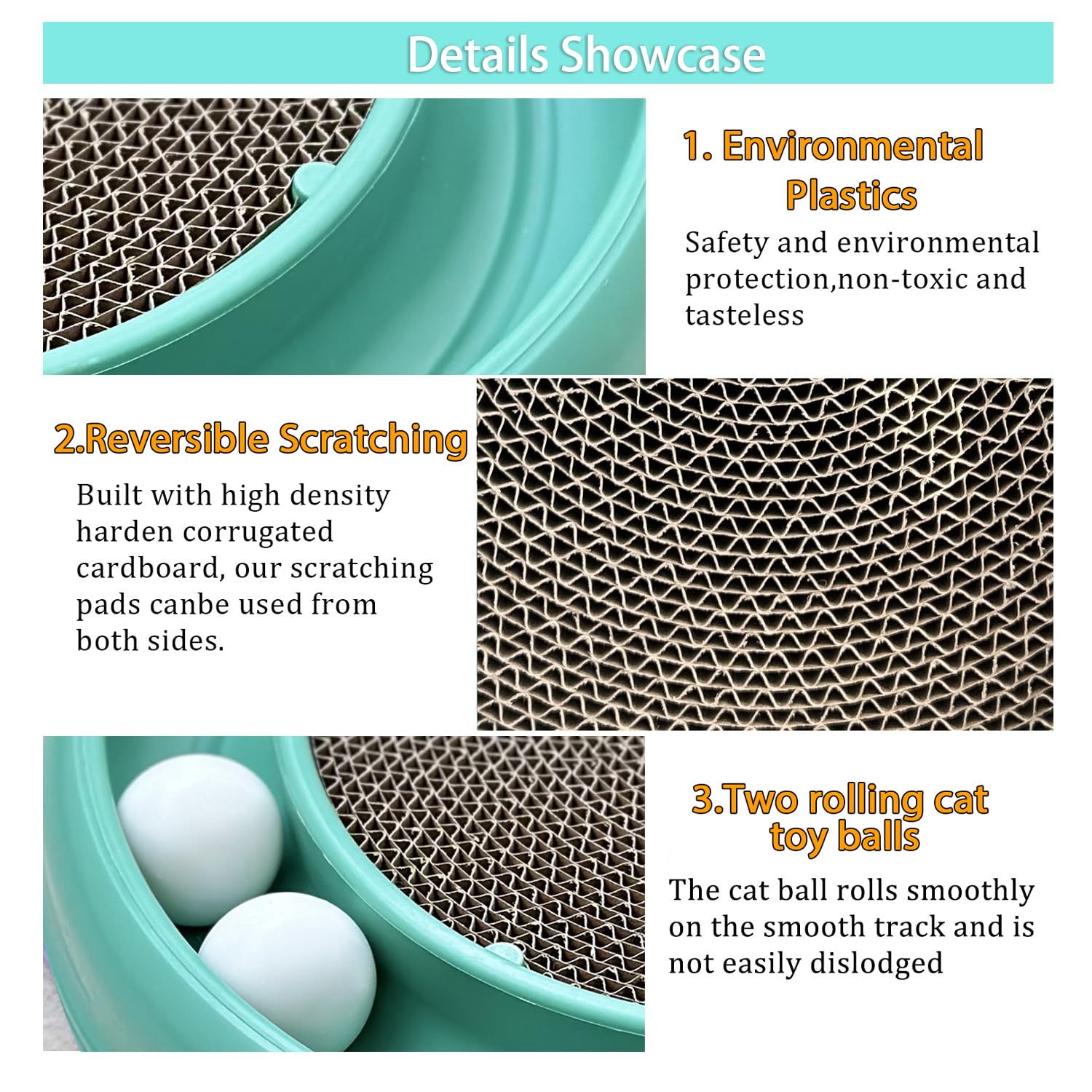 LYCTDD reversible scratching pad doubles play surface and life of the scratcher