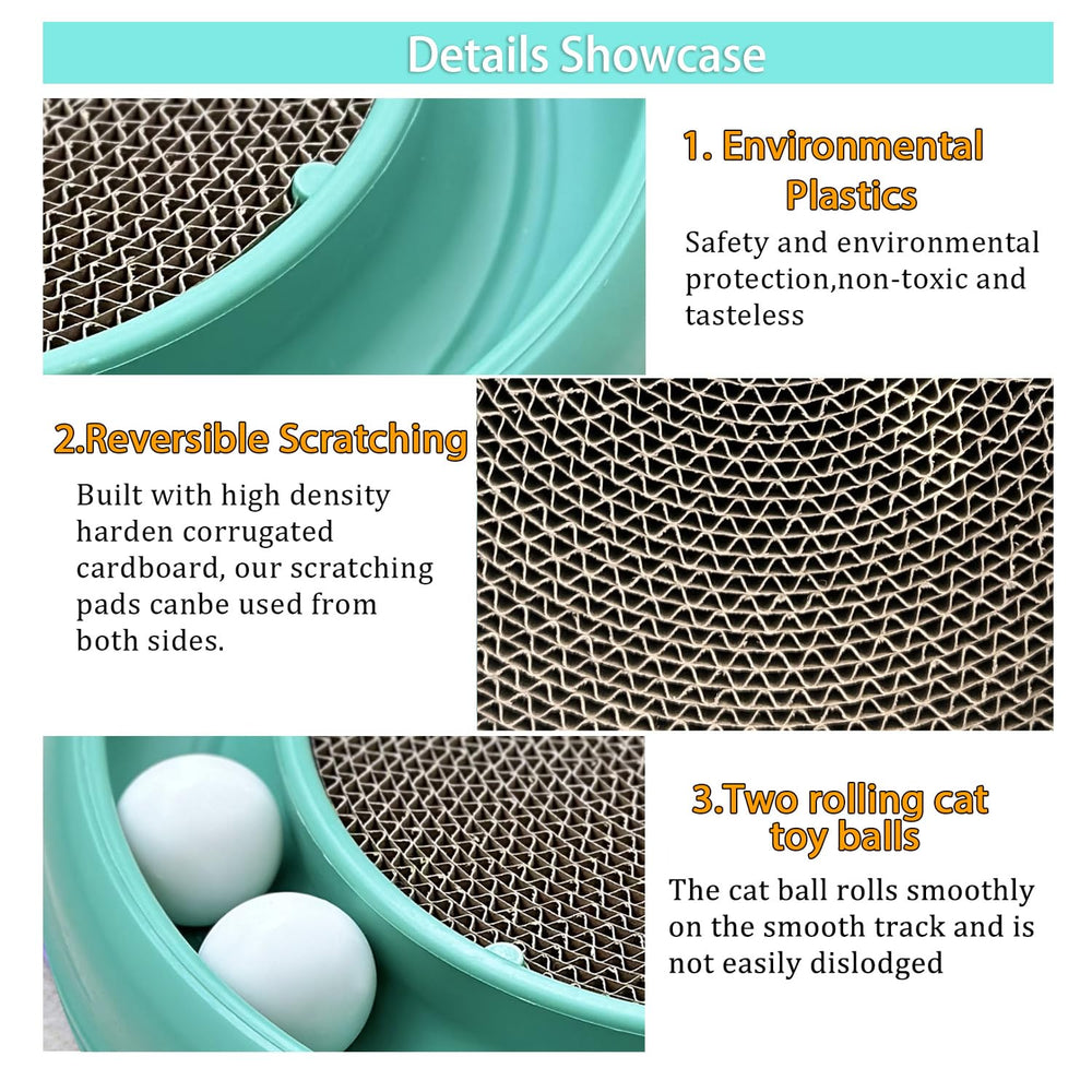 LYCTDD reversible scratching pad doubles play surface and life of the scratcher