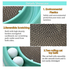 LYCTDD reversible scratching pad doubles play surface and life of the scratcher