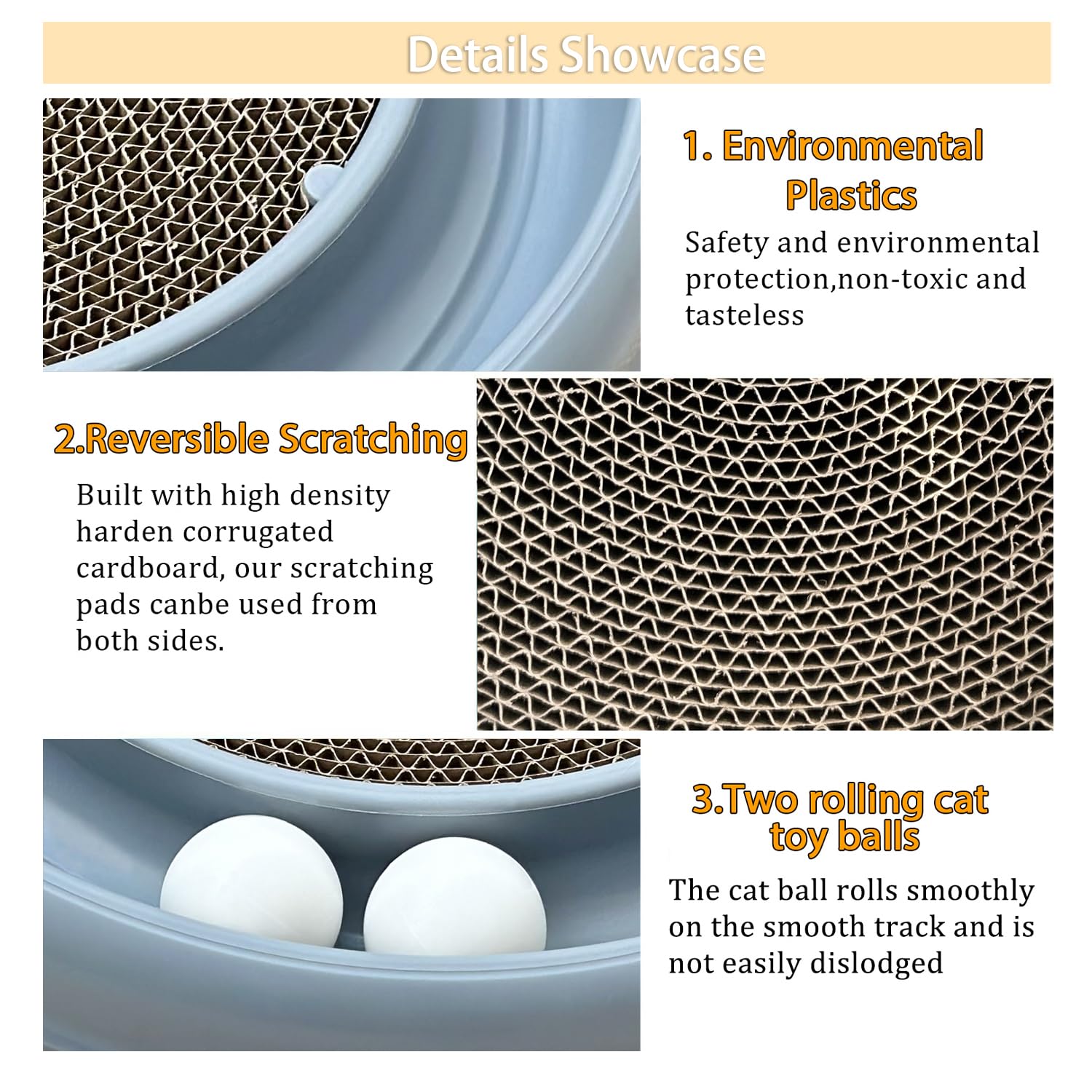 LYCTDD round cat scratcher base featuring textured scratching surface