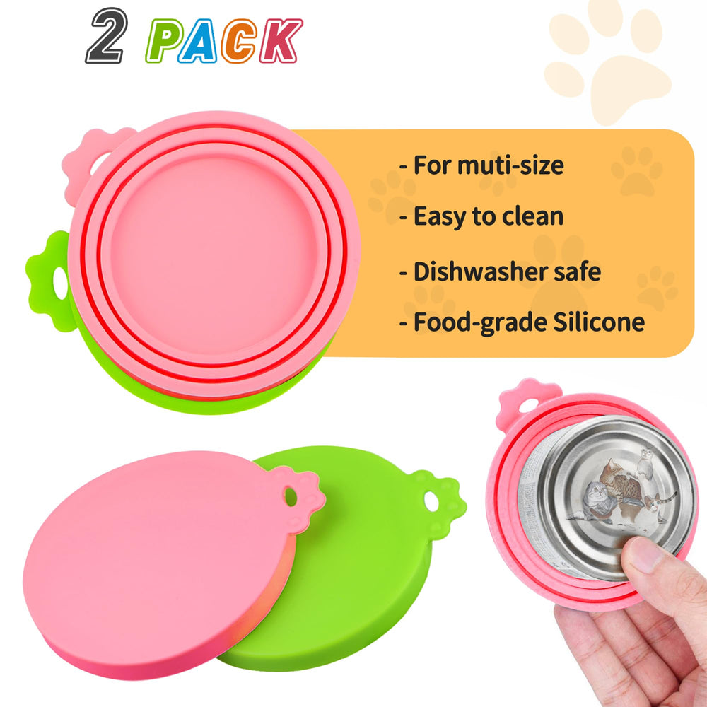 Lydia's Deal lids help a two-pet household manage separate cans
