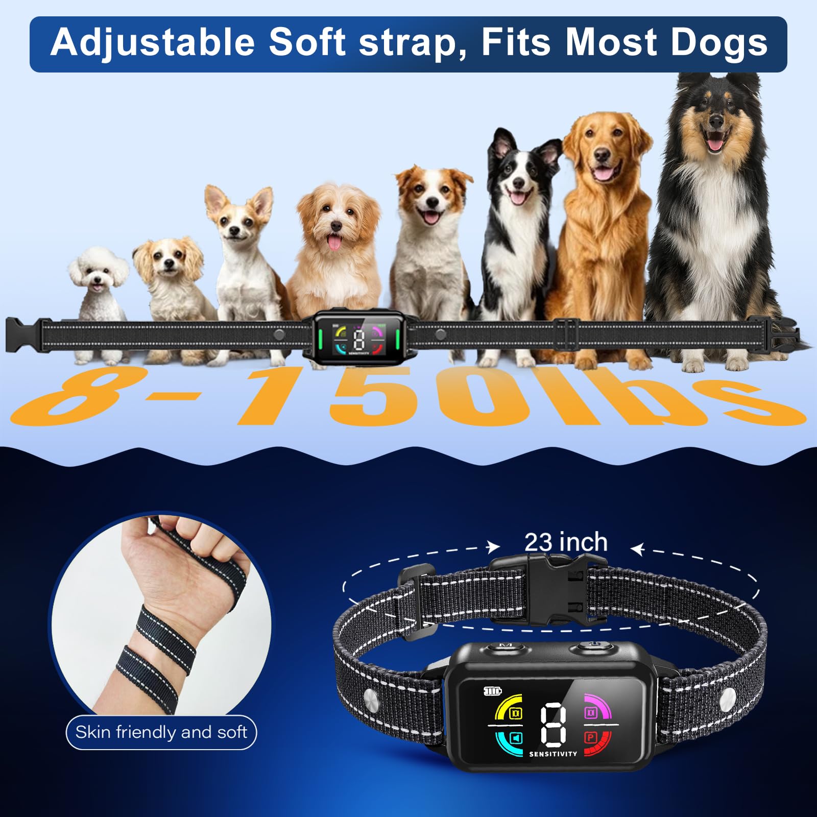 Lykani bark collar durable materials built for daily outdoor adventures.