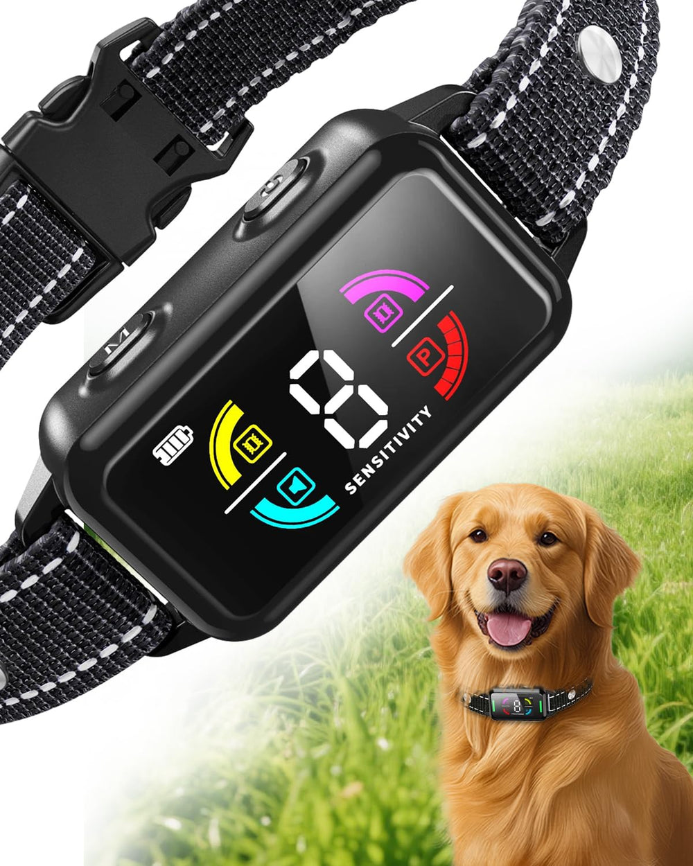 Lykani dog bark collar AI technology detects your dog's bark for precise training.