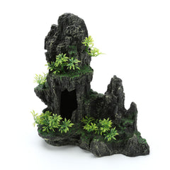 LYL LEYOULAND tall aquarium decor provides a dramatic centerpiece and resting area.