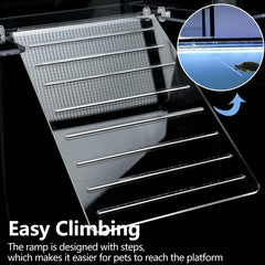LYL LEYOULAND Turtle Topper ramp steps provide easy access to the platform