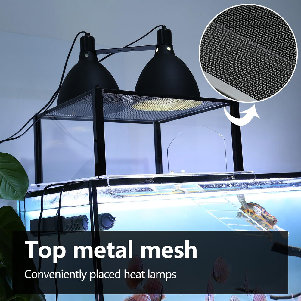LYL LEYOULAND Turtle Topper metal mesh top enables direct heat lamp use