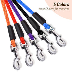 Lynxking Check Cord Leash 50ft orange excels at beach and hiking boundary practice