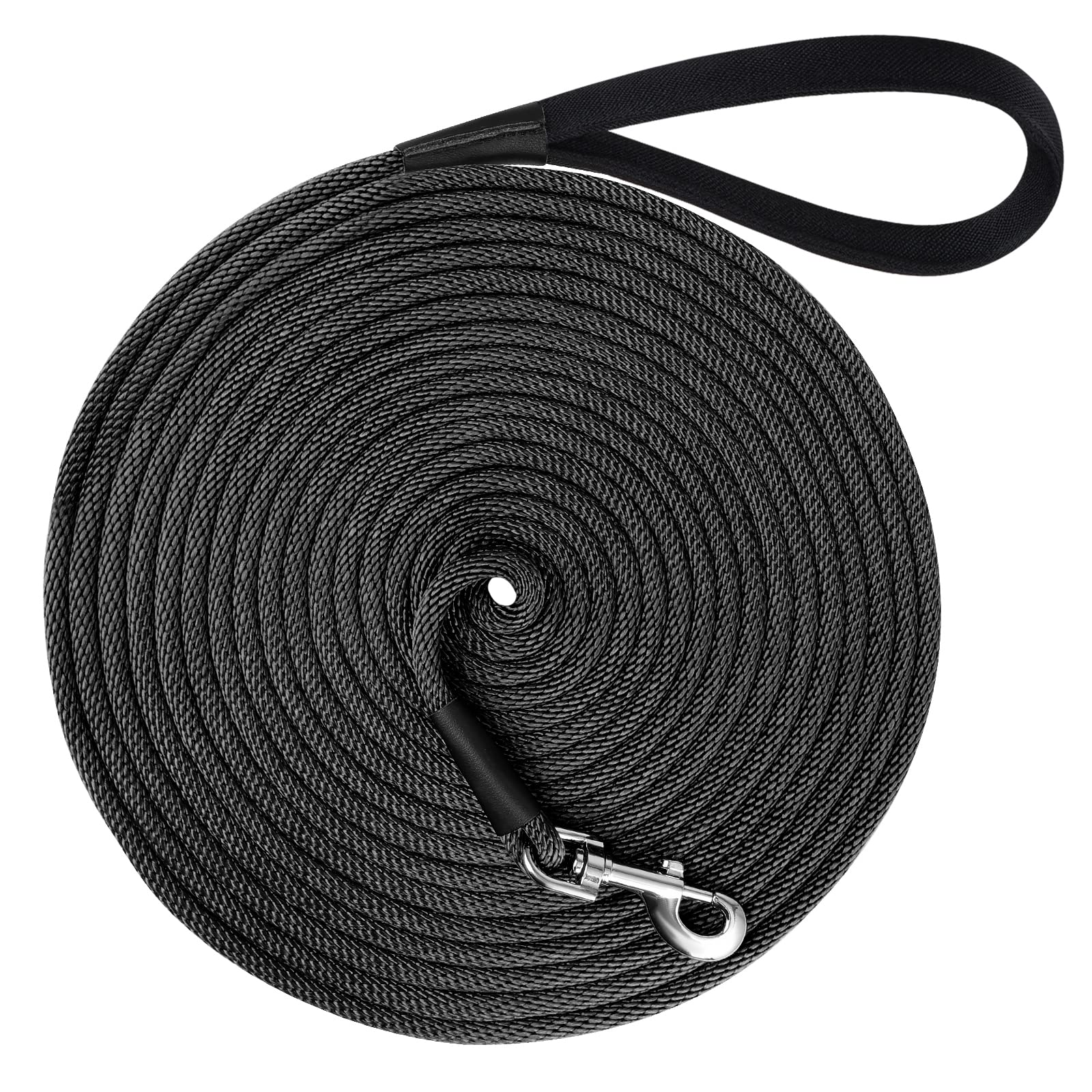 Lynxking check cord leash soft double-layer handle for comfortable grip.
