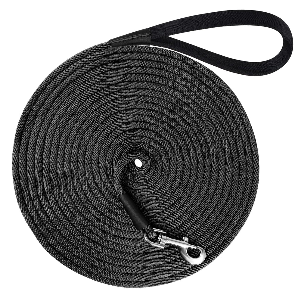 Lynxking check cord leash soft double-layer handle for comfortable grip.